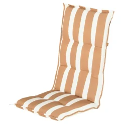 Hartman Tuinkussen hoge rug 123 x 50 x 8 roma caramel