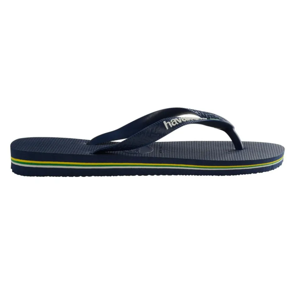 Discount Havaianas Brasil Logo slippers junior navy blue