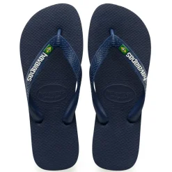Discount Havaianas Brasil Logo slippers junior navy blue