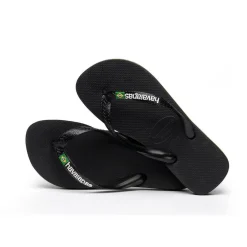 Havaianas Brasil Logo slippers black