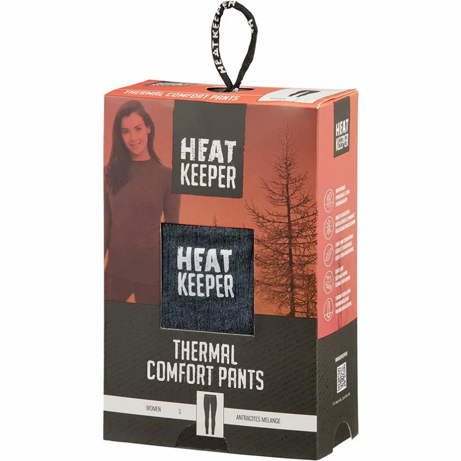 Heatkeeper thermobroek dames antraciet