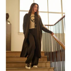 Outlet Henriette Steffensen  Cardigan vest dames chokolate