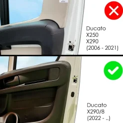 Clearance HEOSolution Van Security set wit voor Ducato vanaf 2021 - Boxer en Jumper vanaf 2023