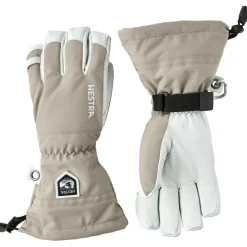 Best Hestra Army Leather Heli Ski handschoenen heren khaki