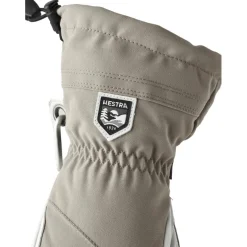 Best Hestra Heli Ski handschoenen dames khaki offwhite