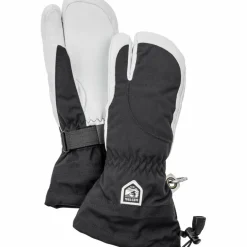 Hestra Heli Ski lobster handschoenen dames black off white