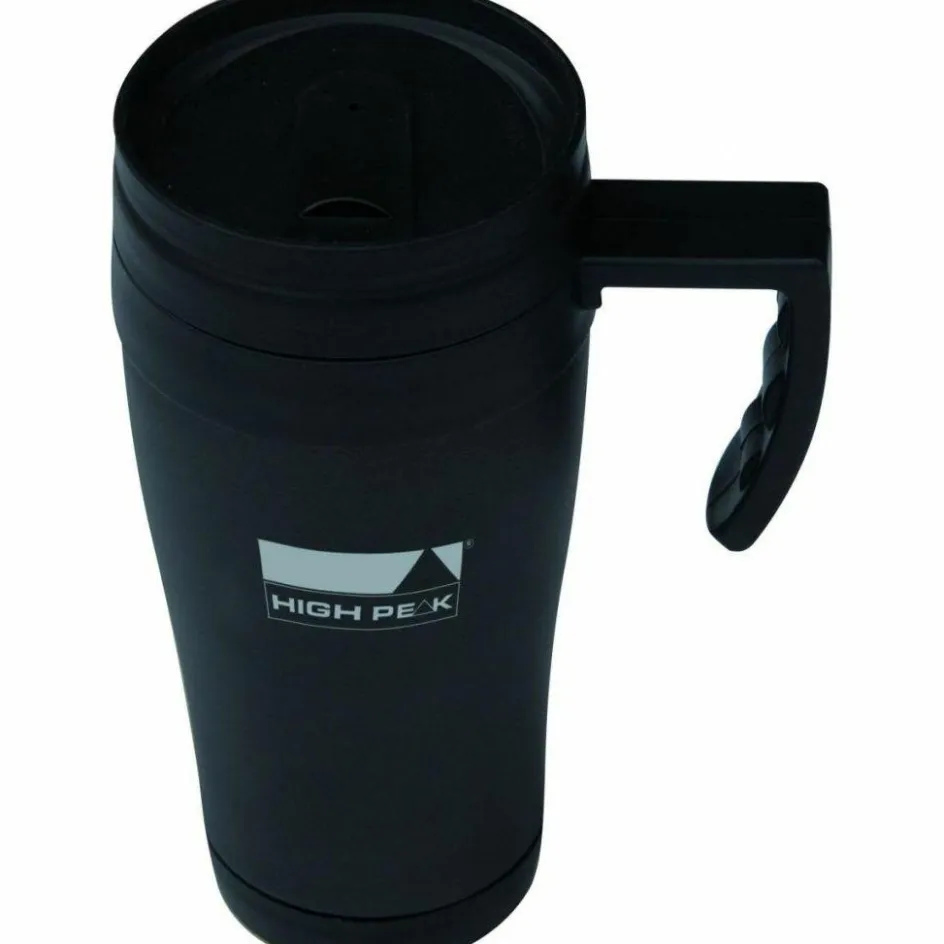 High Peak Thermo Mug thermosbeker 420ml zwart