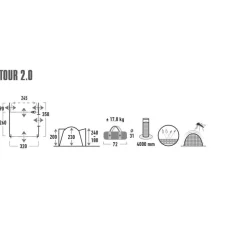 New High Peak Tour 2.0 bustent