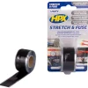 Outlet HPX Stretch & Fuse vulkaniserende tape zwart 25 mm x 3 meter