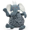 Best HuggleHounds Ellamae Elephant HuggleFleece FlufferKnottie Plush Large hondenspeelgoed