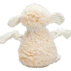 HuggleHounds Louise Lamb HuggleFleece FlufferKnottie Plush Large hondenspeelgoed