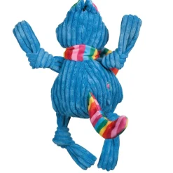 Outlet HuggleHounds Rainbow Cheshire Cat Knottie hondenspeelgoed L