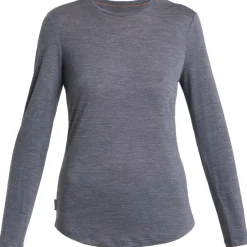 Discount Icebreaker 125 Cool-Lite Sphere III LS thermos dames midnight navy heather