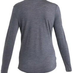 Discount Icebreaker 125 Cool-Lite Sphere III LS thermos dames midnight  navy heather