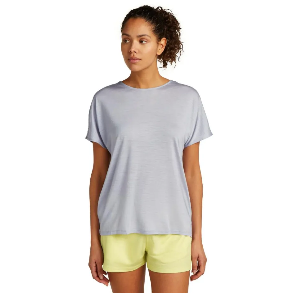 Best Icebreaker Drayden Reversible shirt dames grey quartz
