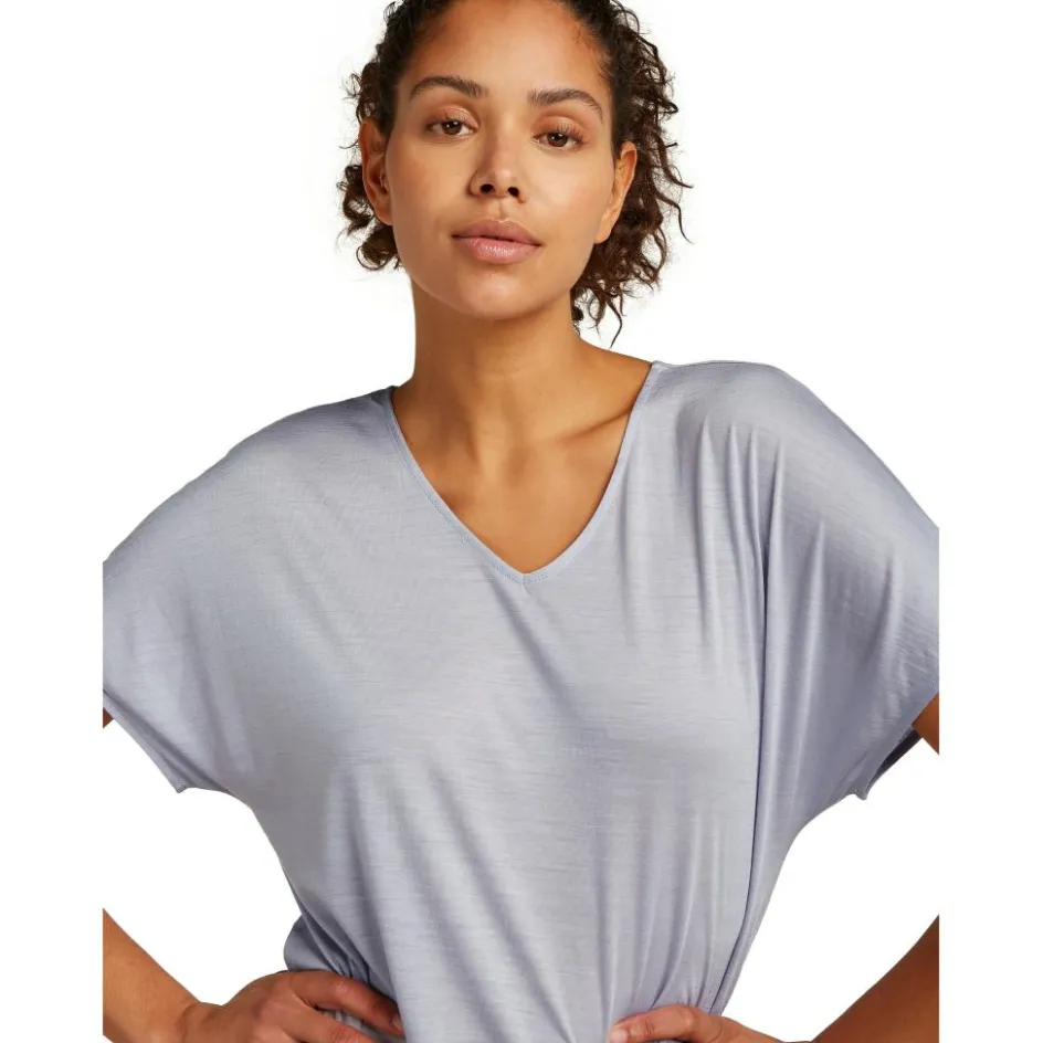 Best Icebreaker Drayden Reversible shirt dames grey quartz