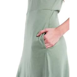 Discount Icebreaker Merino 200 Granary jurk dames lichen