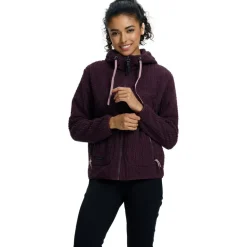 Sale Icepeak Aalet fleece vest dames purple