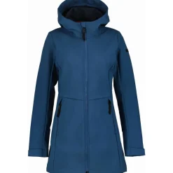 New Icepeak Alamosa parka softshell jas dames blue