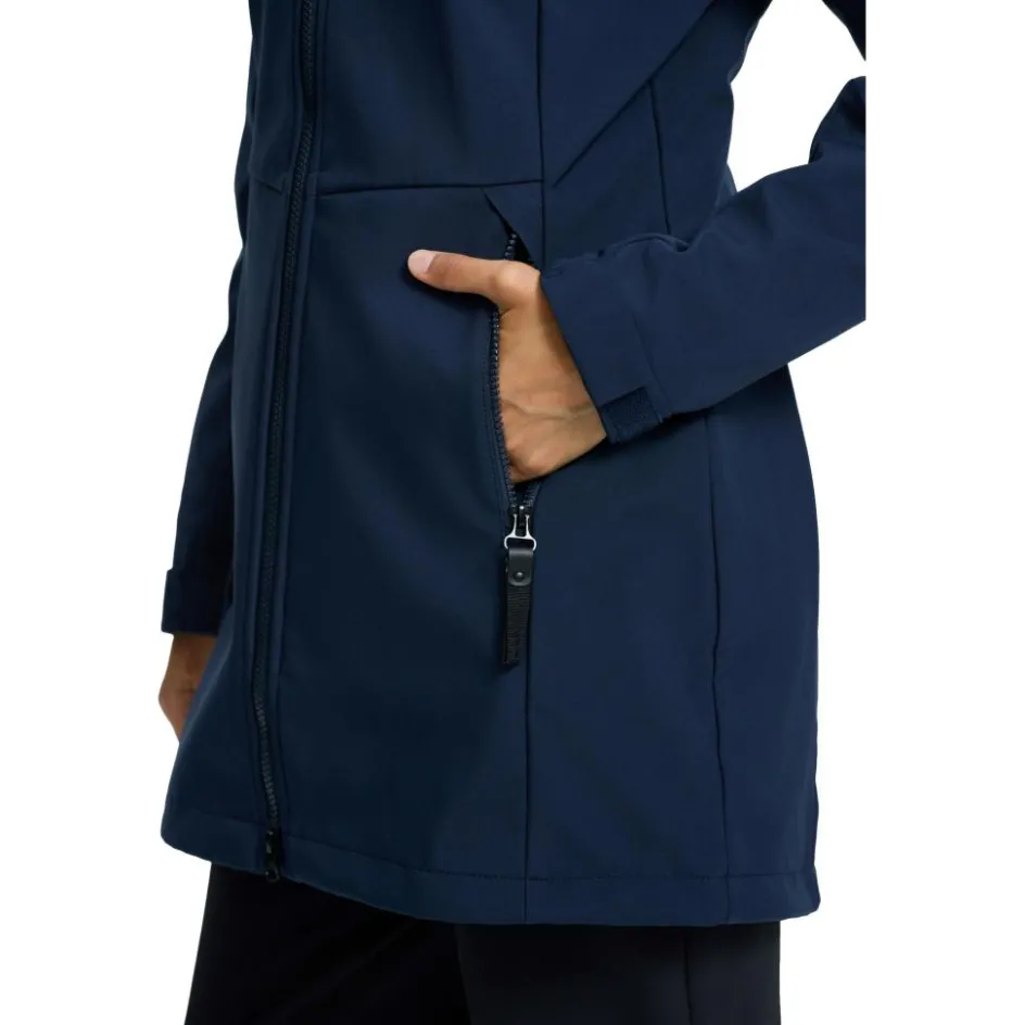 Icepeak Alamosa parka softshell jas dames dark blue