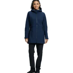 Icepeak Alamosa parka softshell jas dames dark blue