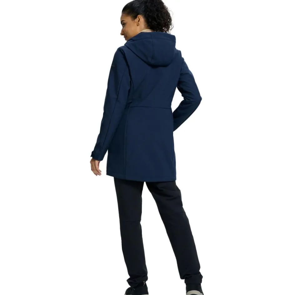 Icepeak Alamosa parka softshell jas dames dark blue