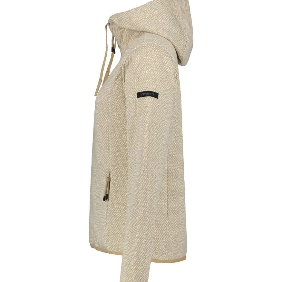 Icepeak Auen fleece vest dames beige