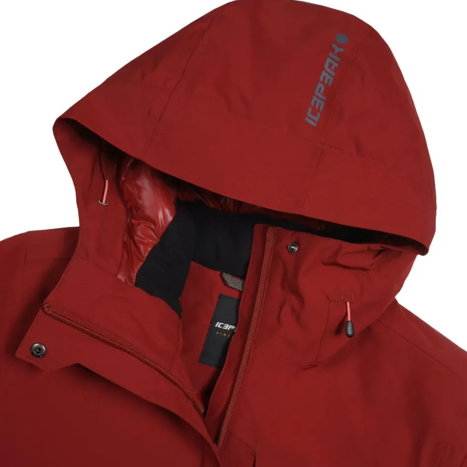 Discount Icepeak Bagheria parka outdoor jack dames wine