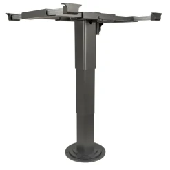 Online Ilse Lifttafelpoot draaibaar en verschuifbaar antraciet