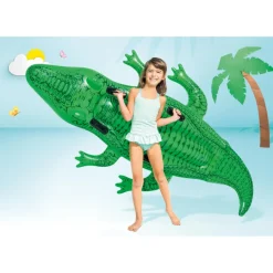 Clearance Intex Giant Gator Ride-On opblaasdier