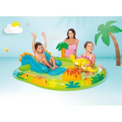 Intex Little Dino Player Center opblaasbaar zwembad 191  x 152 cm
