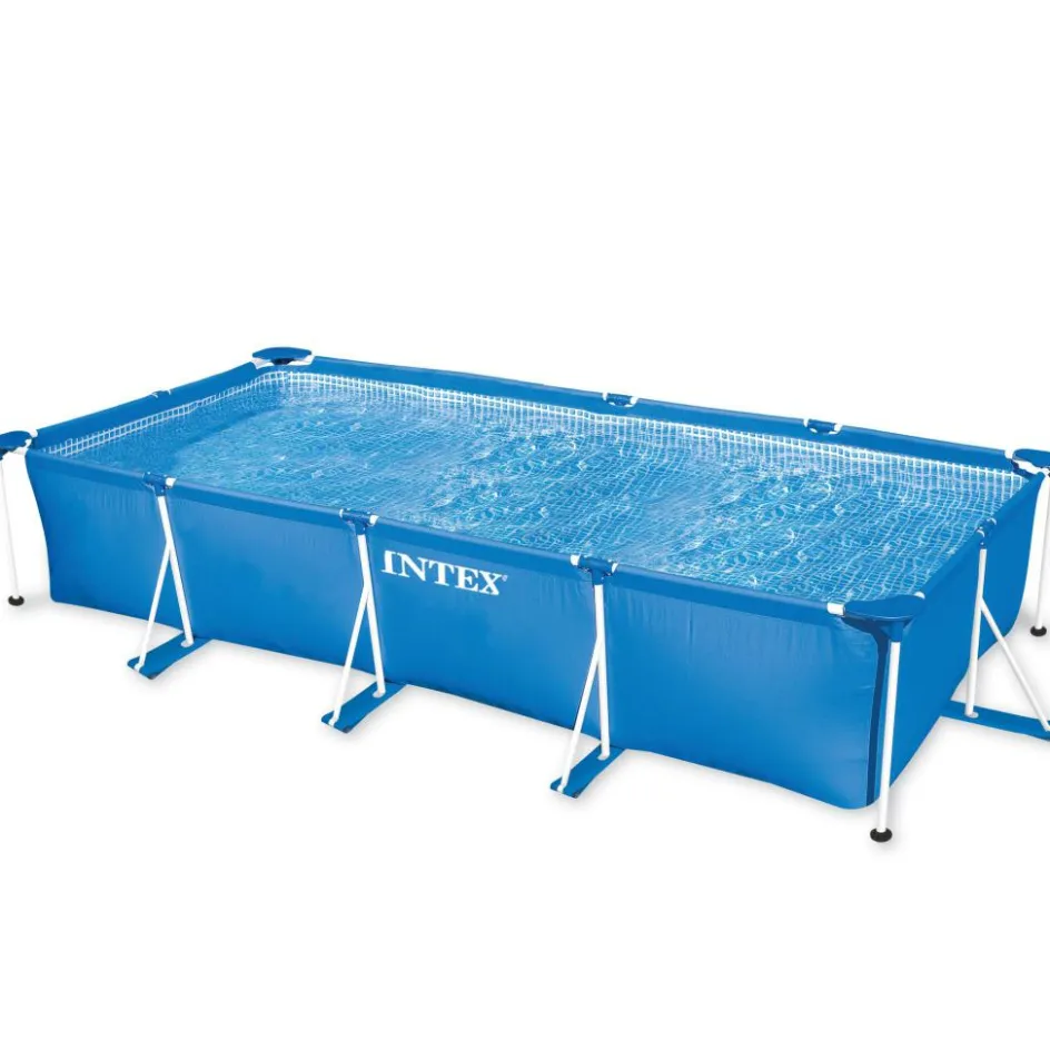 Clearance Intex Metal rectangular frame opzetzwembad 450 x 220 cm