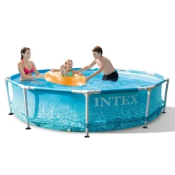 Online Intex Prism Beachside Metal Frame 305 x 76 zwembad