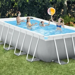 Intex Prism rectangular frame opzetzwembad 400 x 200 x  100 cm