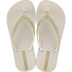 Sale Ipanema Anatomic Lolita Kids slippers junior beige gold