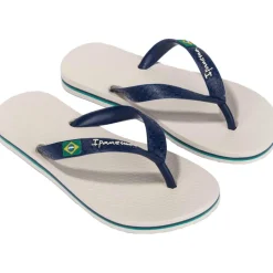New Ipanema Classic Brasil slippers kids beige blue
