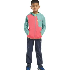 Best Jack Wolfskin  Actamic Grid fleece vest junior sunset coral