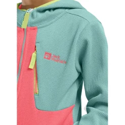 Best Jack Wolfskin  Actamic Grid fleece vest junior sunset coral
