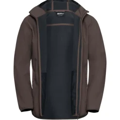 Jack Wolfskin  Bornberg Hoody softshell jas heren peat
