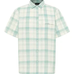 Jack Wolfskin  Great Plains overhemd heren check soft jade