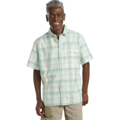 Jack Wolfskin  Great Plains overhemd heren check soft jade