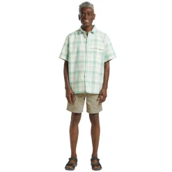 Jack Wolfskin  Great Plains overhemd heren check soft jade