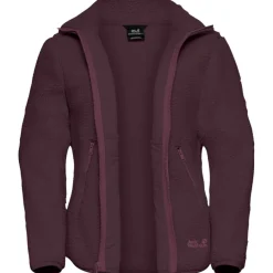 Best Jack Wolfskin  High Curl fleece vest dames amaranth