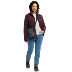 Best Jack Wolfskin  High Curl fleece vest dames amaranth