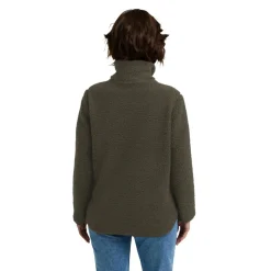 Jack Wolfskin High Curl fleece vest dames obsidian moss