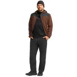 New Jack Wolfskin  Kammweg Pile Fleece vest heren hot choc