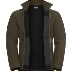 Clearance Jack Wolfskin  Lake Ridge fleece vest heren obsidian moss