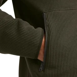 Clearance Jack Wolfskin  Lake Ridge fleece vest heren obsidian moss