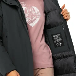 Jack Wolfskin  Luisenplatz parka outdoor jack dames phantom