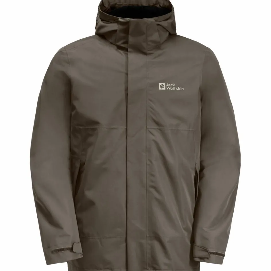 Jack Wolfskin Luntal 3-in-1 outdoor jack heren cold coffee